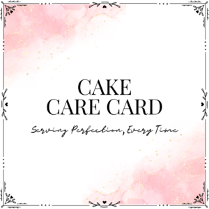 Cake Care Card